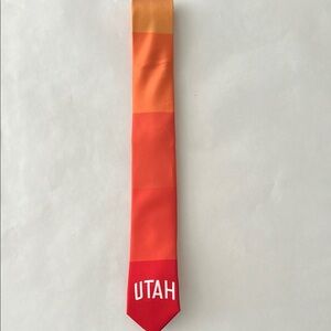 Utah Gradient Tie in Red and Orange